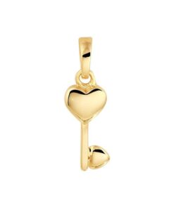 14K geelgoud hanger sleutel 4022986