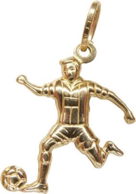 Gouden voetbal hanger