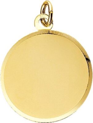 The Jewelry Collection For Men Graveerhanger Gediamanteerd - Goud