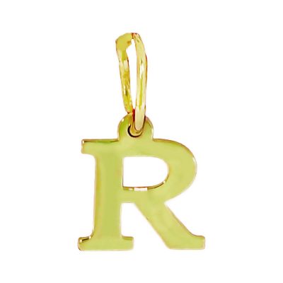 Goud Hanger Letter R 14 karaats