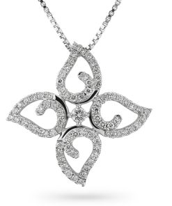 Orphelia HD-4205 - Hanger - 18 Karaat Witgoud / Diamant 0.32 ct