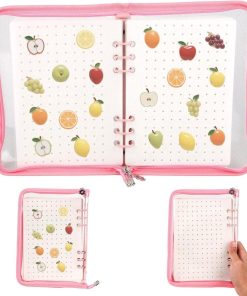 Allecto Plus - A5 Pin Displayboek 6 Pagina's met Displayborden en Beschermpagina's - Roze, Ideale Opbergmap voor Broche Badges - Organisatiemap voor Pin Trading - Handig voor Reisbenodigdheden