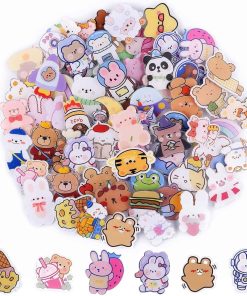 ByShane - Broche Pins Set met Cartoon Design | Leuke Esthetische Badges | Kawaii Rugzak Pins | Schapen Konijn Hond Beer Meisje| Voor Rugzakken, Tassen, Jassen, Hoodies en Hoeden