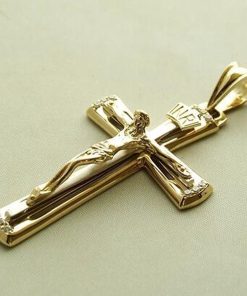 Bicolor gouden kruis