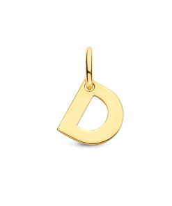 Letter Hanger in massief 14 Karaat Goud