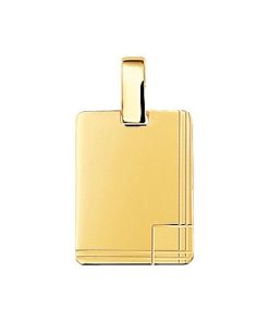 Huiscollectie 4007376 Gouden graveerplaat rechthoek