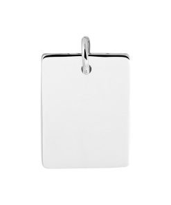 zilver gerhodineerd graveerhanger 1330449
