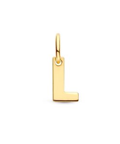 Letter Hanger in massief 14 Karaat Goud