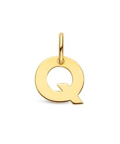 Letter Hanger in massief 14 Karaat Goud