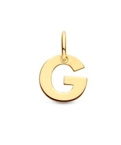 Letter Hanger in massief 14 Karaat Goud