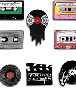 Allecto Plus - Broche pins set van 8 stuks - Cartoon thema - Corsage pins - Voor kinderen en vrouwen - Fashion accessoire voor kleding en tassen - Decoraties voor jassen - Metaal.