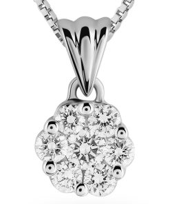 Orphelia HD-4211 - Hanger - 18 Karaat Witgoud / Diamant 0.35 ct