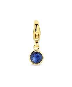 Slotbedel Met Geboortesteen 14K Geelgoud
