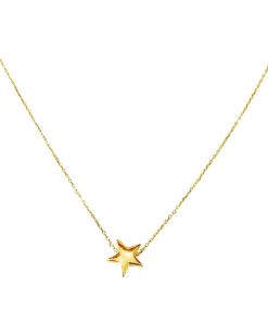 Gouden Ketting Ster Hanger 14 karaats