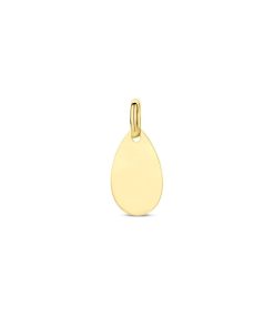 14K geelgoud graveerhanger 19 mm 4032773