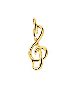 Geelgouden Bedel muzieksleutel 4018477