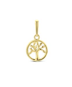 14K geelgoud hanger levensboom 4028300