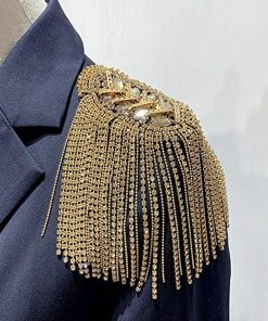 Elegante Schouder Patches met Franje - Goud - 2 Stuks