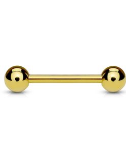 Piercing gold plated basis 14 mm - LMPiercings