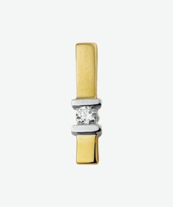 The Jewelry Collection Hanger Zirkonia - Goud