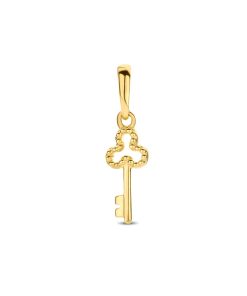 14K geelgoud hanger sleutel 4028298