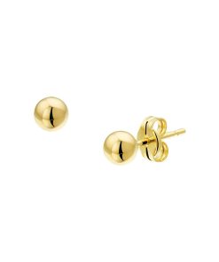 Juwelier Zwartevalk - 14 karaat gouden oorknoppen 12.219/4mm
