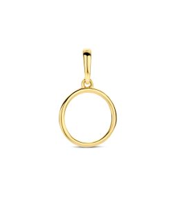 14K geelgoud hanger rondje 4028288