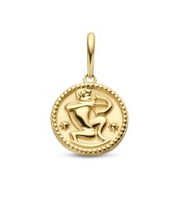 New Bling 9NBG-0279 Gouden Sterrenbeeld - Boogschutter - 10 mm Doorsnee - 14 Karaat - Goud