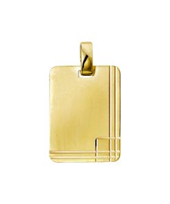 Graveerhanger Poli/mat Gediamanteerd