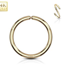 14Kt. Gold Bendable Hoop Rings Dia 9mm