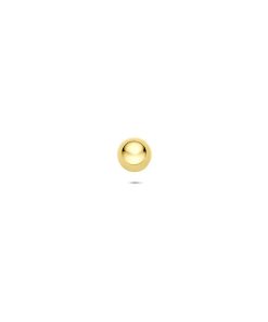 Lev sieraden14 karaat Geelgouden Labret 1.0 x 8 mm met 1 ball 4 mm - Gold - Piercing - labret piercing - neuspiercing staafje - tragus piercing - Monroe piercing- Oorpiercing