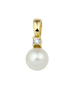 Hanger Parel En Diamant 0.05ct H Si