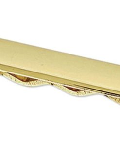lev sieraden 14 karaat gouden dasschuif mat gediamanteerd