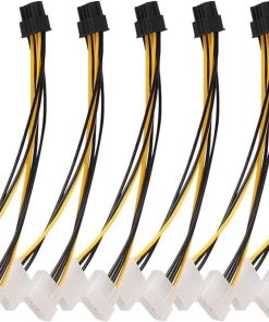 Allecto Plus - Graphics Card Voedingskabel 8 Pin naar 4 Pin - Dual 4 Pin naar 8 Pin Adapter - PCIe naar Molex 2x 4 Pin - Voedingskabel met 2 zoekwoorden