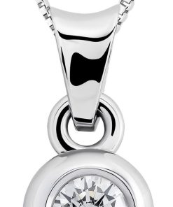 Orphelia HD-4082/1 - Hanger - 18 Karaat Witgoud / Diamant 0.20 ct