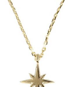 Geel gouden ketting met hart hanger
