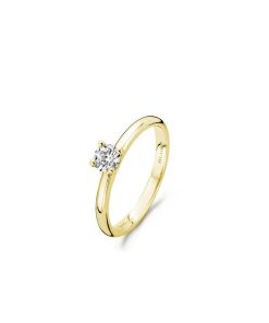 Blush Ring 1133YZI -  Geel Goud (14Krt.) met Zirconia