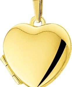The Jewelry Collection Medaillon Hart - Goud