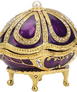 Stijlvolle Juwelen Opbergdoos - Decoratief en Praktisch - Paars