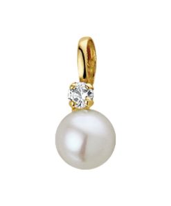 hanger parel en zirkonia 6 mm