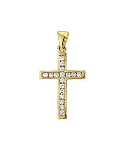 Trendjuwelier huiscollectie 4009570 Gouden bedel kruis