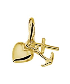 Marie Celeste hanger geloof, hoop en liefde - Goud
