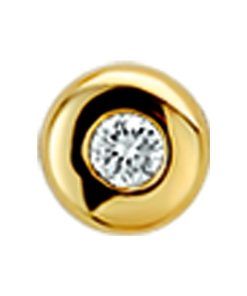 The Jewelry Collection Hanger Diamant 0.05ct H Si - Geelgoud