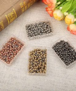 Quatre Couleurs - 800 Pcs Tête De Perle Broches Couture Pin Fixe Outil de Marquage Droite Quilting Broches avec Transparent Case