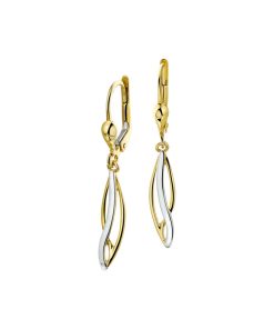 Marie-Celeste Oorhangers Brisur Haak - Goud