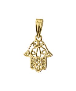 Marie Celeste hanger fatima hand - Goud