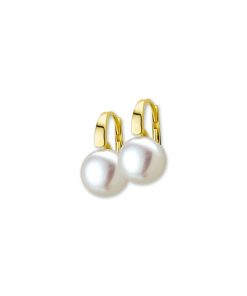 Marie Celeste oorhangers parel brisur haak - 8.5 - Goud