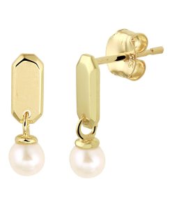Marie Celeste oorhangers parel - 3 - Goud