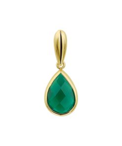 Marie Celeste hanger agaat - Goud