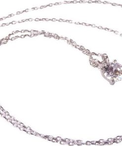 14 karaat gouden ketting solitaire